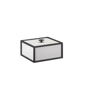 Top Prodej Úložný box Frame Light Grey 14x14 cm