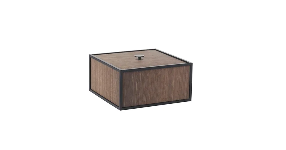 Nejlepší Cena Úložný box Frame Smoked Oak 20x20 cm