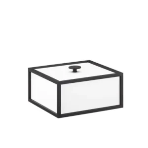 Úložný box Frame White14x14 cm Cenově Výhodný
