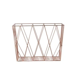 Úložný drôtený kôš Copper Značkový