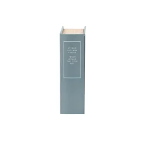 Úložný obal v tvare knihy Treasures Grey Top Prodej