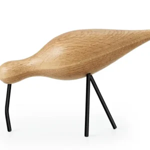 Dřevěný pták Shorebird Large, oak / black Vrácení Zdarma