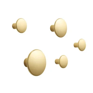 Hit Sezóny Sada věšáků The Dots Metal, brass