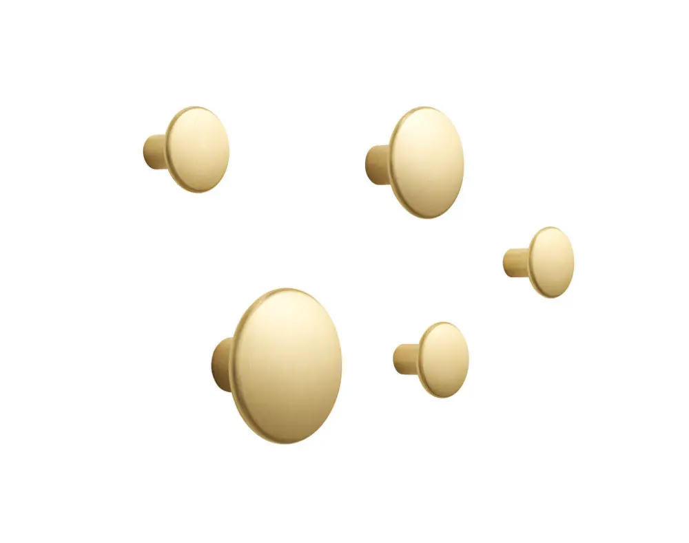 Hit Sezóny Sada věšáků The Dots Metal, brass