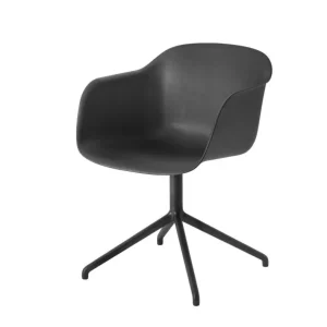 Víkendová Akce Židle Fiber Armchair Swivel Base, black