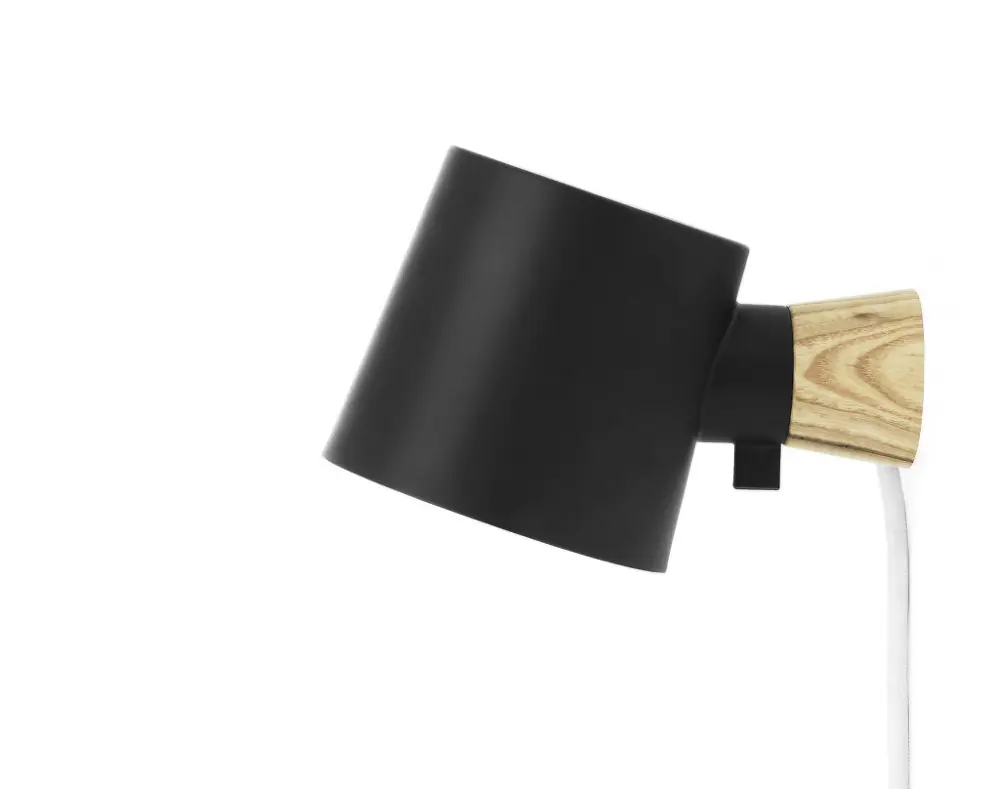 Nástěnná lampa Rise, black Cenově Výhodný