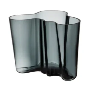 Rychlé Dodání Váza Aalto 160 mm, dark grey