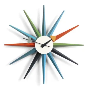 Hodiny Sunburst Clock, multicolor Ihned K Objednání