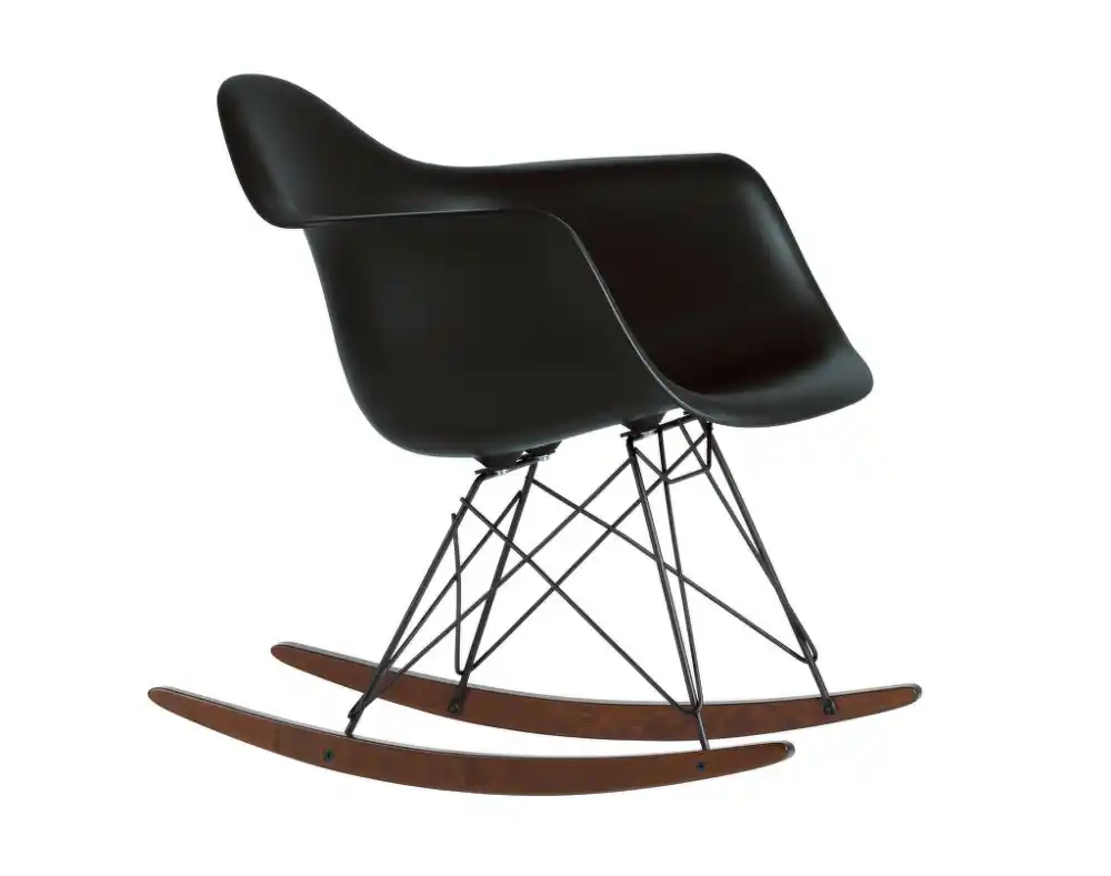 Rychlé Dodání Houpací křeslo Eames Chair RAR, dark maple