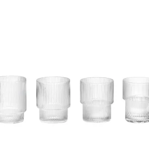 Sklenice Ripple set 4ks, clear Dokud Zásoby Vydrží