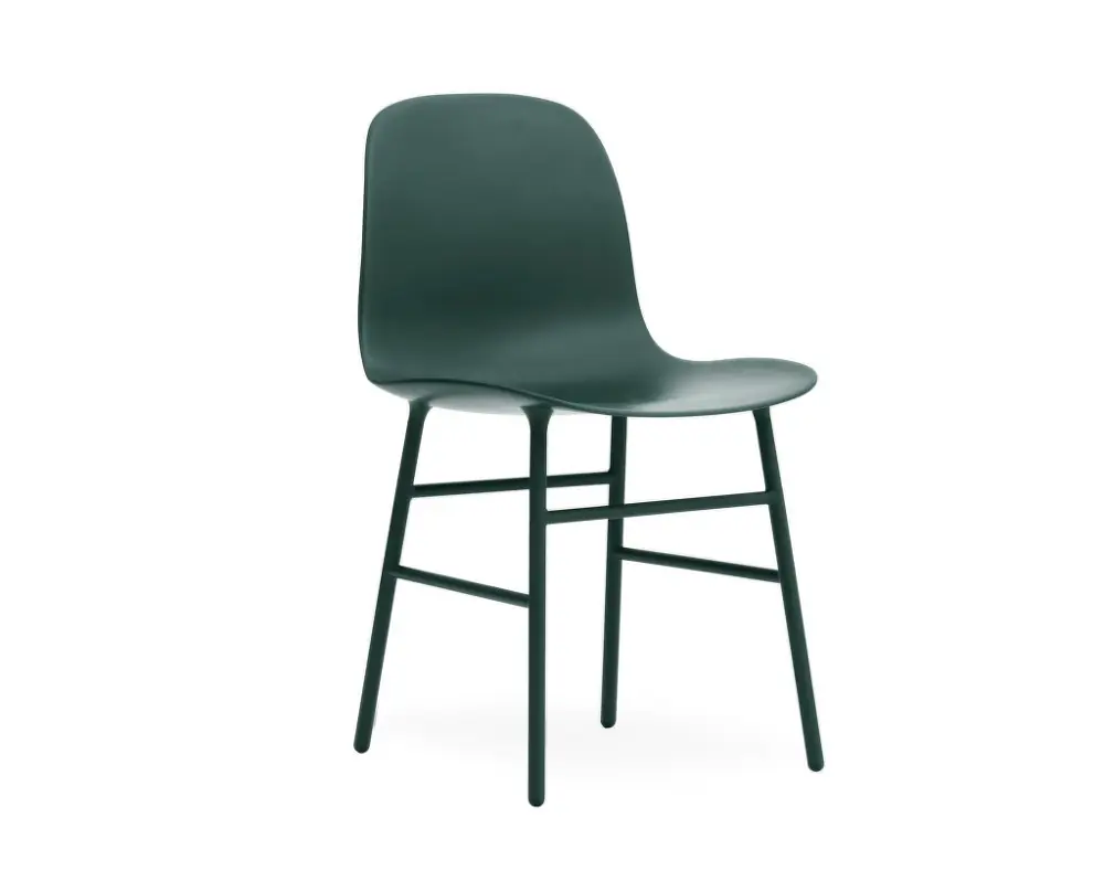 Oblíbený Židle Form Steel, green