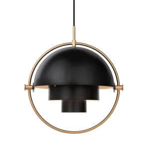 Závěsná lampa Multi-Lite, black/brass Vysoce Kvalitní