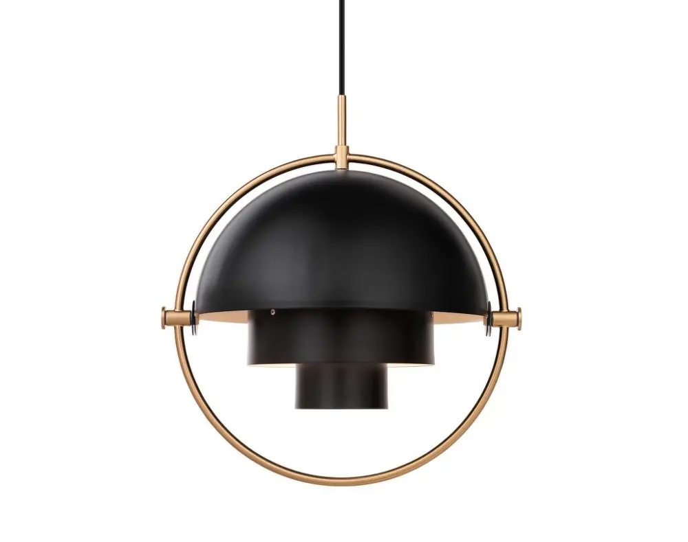 Závěsná lampa Multi-Lite, black/brass Vysoce Kvalitní
