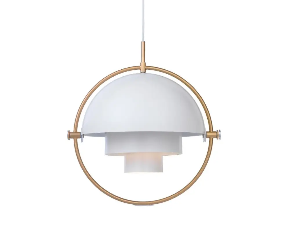Závěsná lampa Multi-Lite, white/brass Cenový Hit
