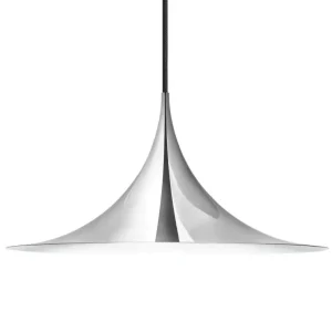 Bezpečná Platba Závěsná lampa Semi 47, chrome
