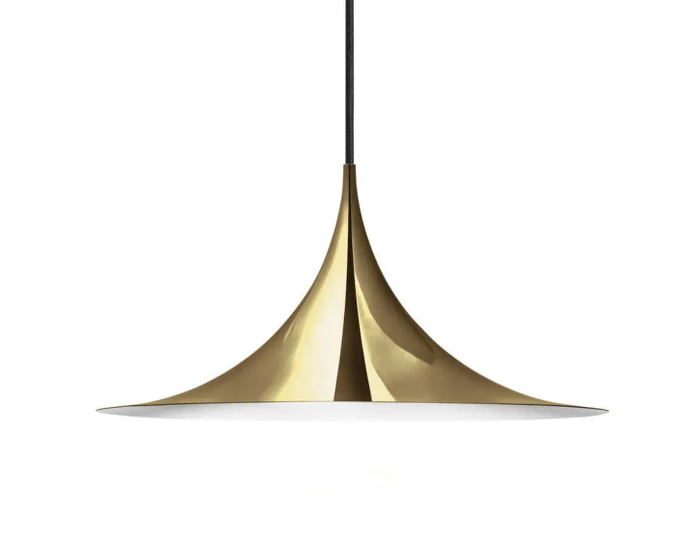 Pouze Dnes Závěsná lampa Semi 47, brass