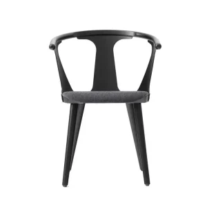 Novinka Židle In Between SK2, black lacquered oak / Fiord 191