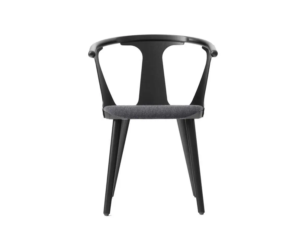 Novinka Židle In Between SK2, black lacquered oak / Fiord 191