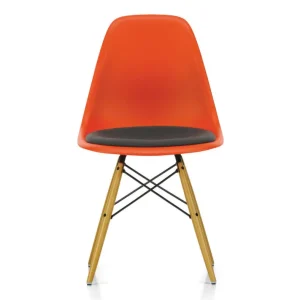 Židle Eames DSW, polstrovaný sedák Autentický