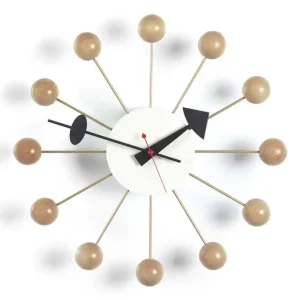 Expresní Doručení Hodiny Ball Clock, beech