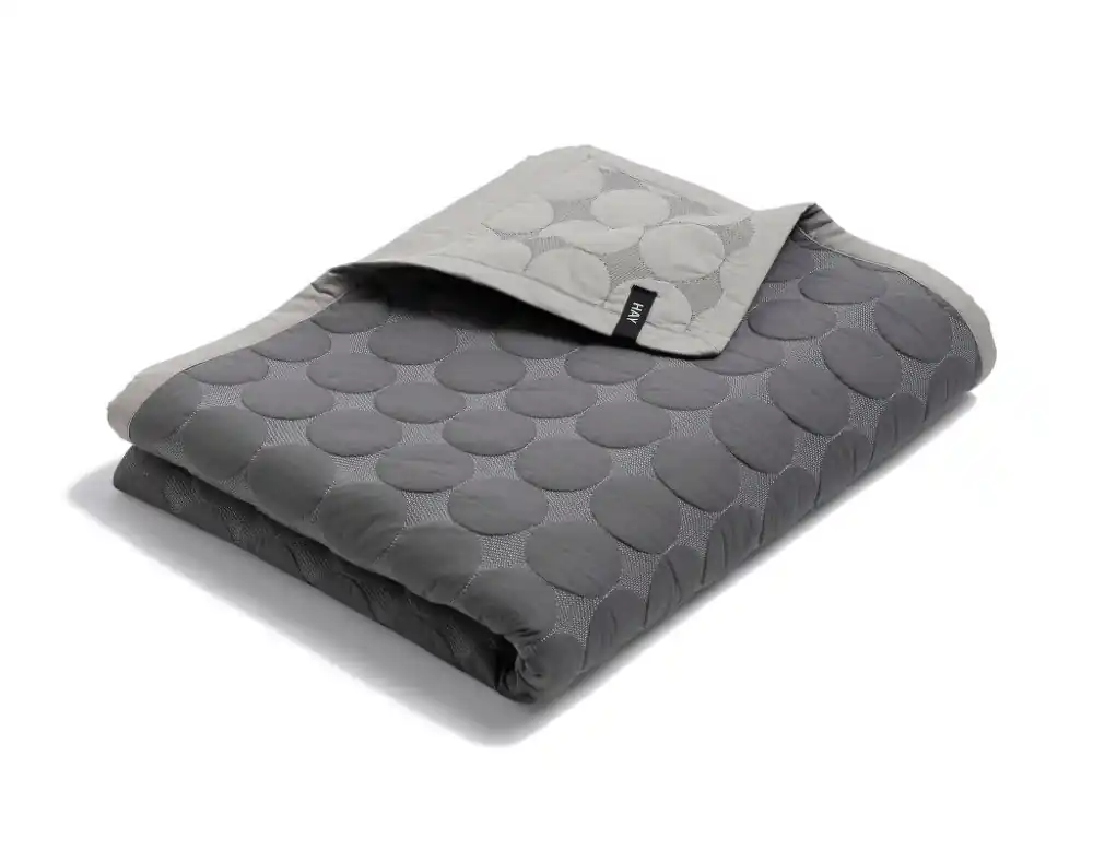 Vysoce Kvalitní Pléd Mega Dot 195x245, dark grey