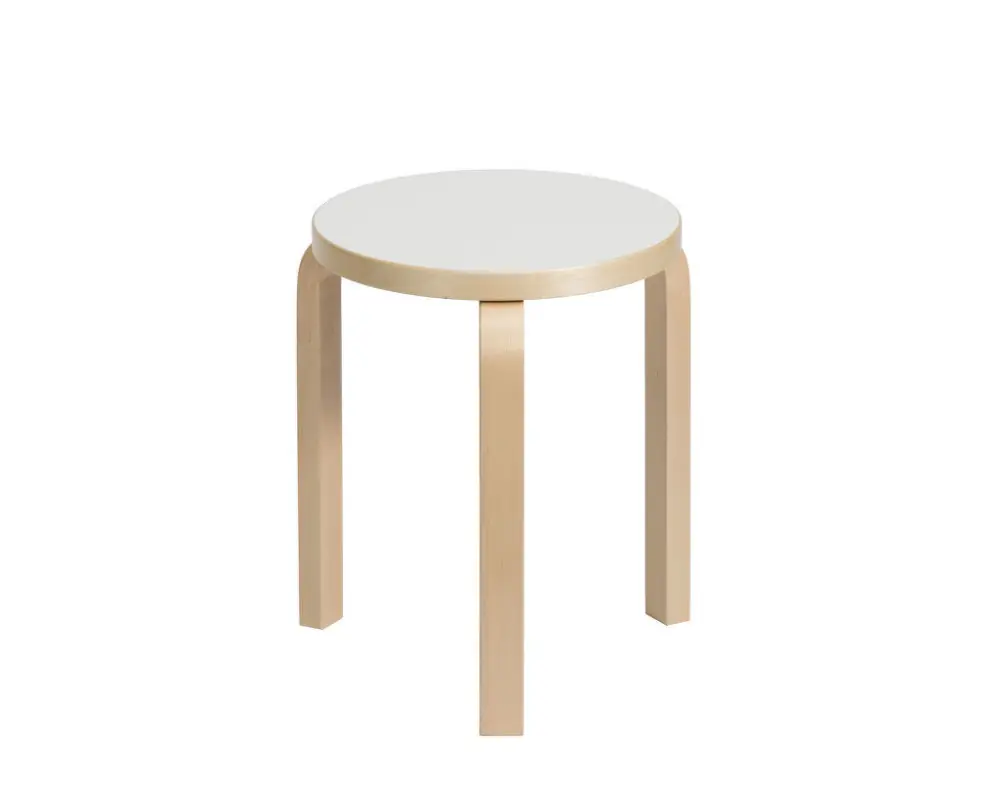 Stolička Stool 60, birch/white Oblíbený