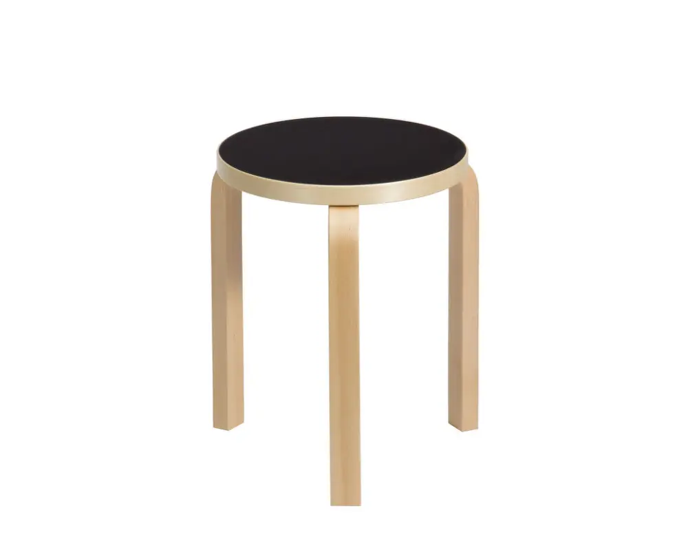Stolička Stool 60, birch/black Vysoce Kvalitní