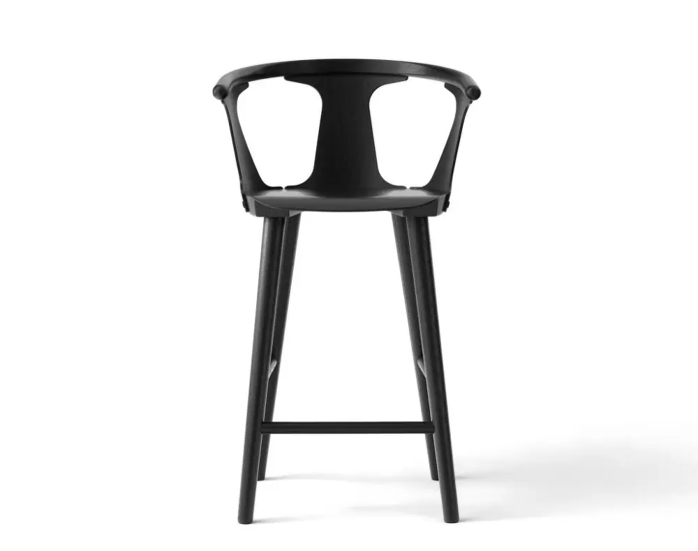 Zlevněný Barová stolička In Between SK7, black lacquered oak