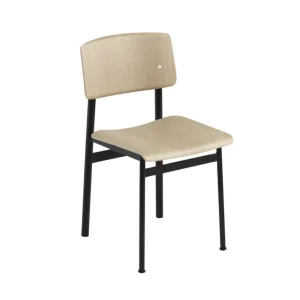 Židle Loft, black/oak Nejlepší Volba
