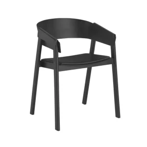 Poslední Šance Židle Cover Armchair, kůže, black/black