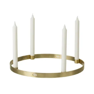 Super Cena Adventní svícen Circle large, brass