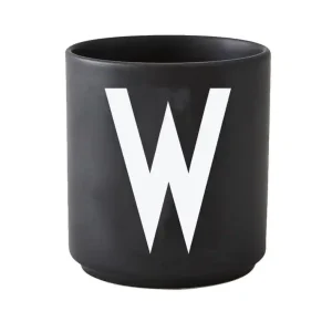 Sezónní Sleva Hrnek s písmenem W, black