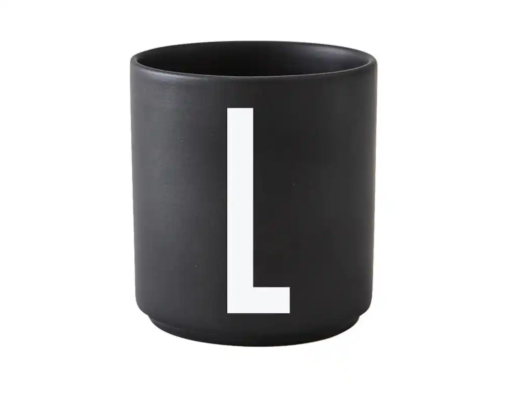Levný Hrnek s písmenem L, black