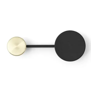 Tovární Cena Věšák Afteroom Small, black / brass
