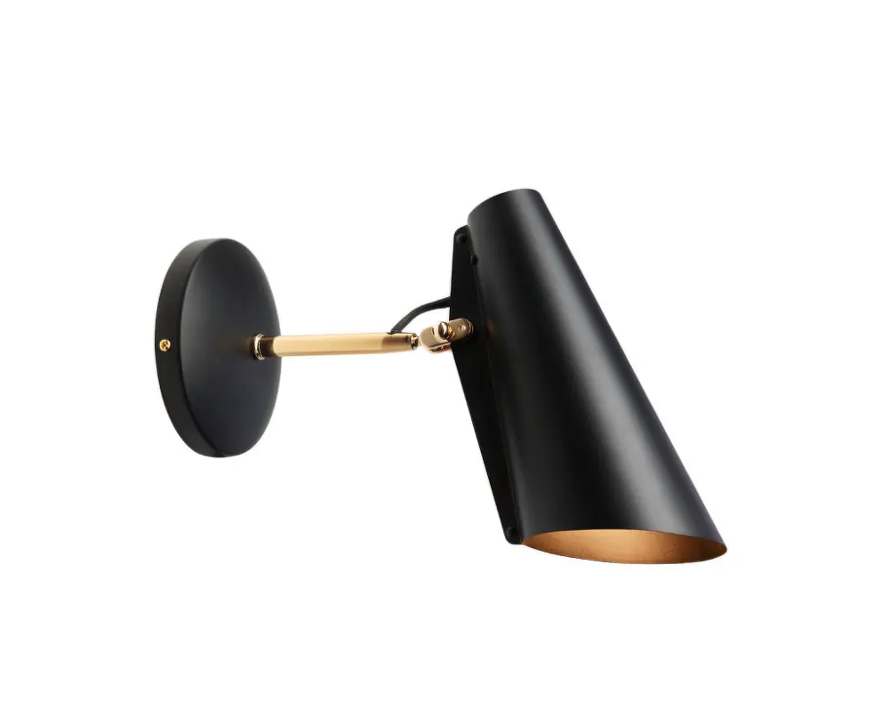 Akce Nástěnná lampa Birdy Short, black