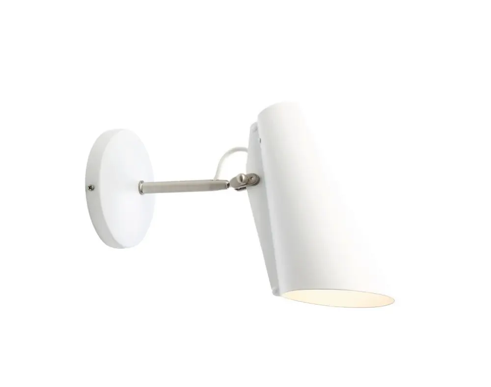 Must-Have Nástěnná lampa Birdy Short, white