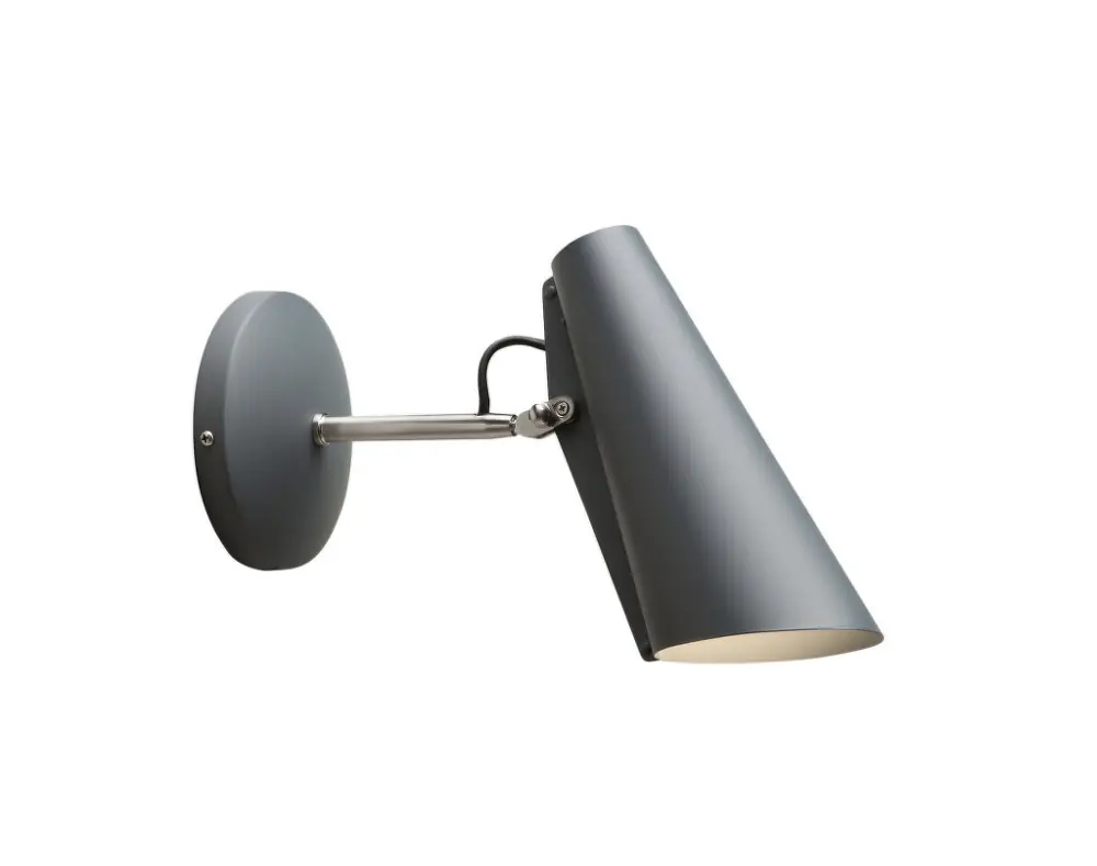 Expresní Doručení Nástěnná lampa Birdy Short, grey