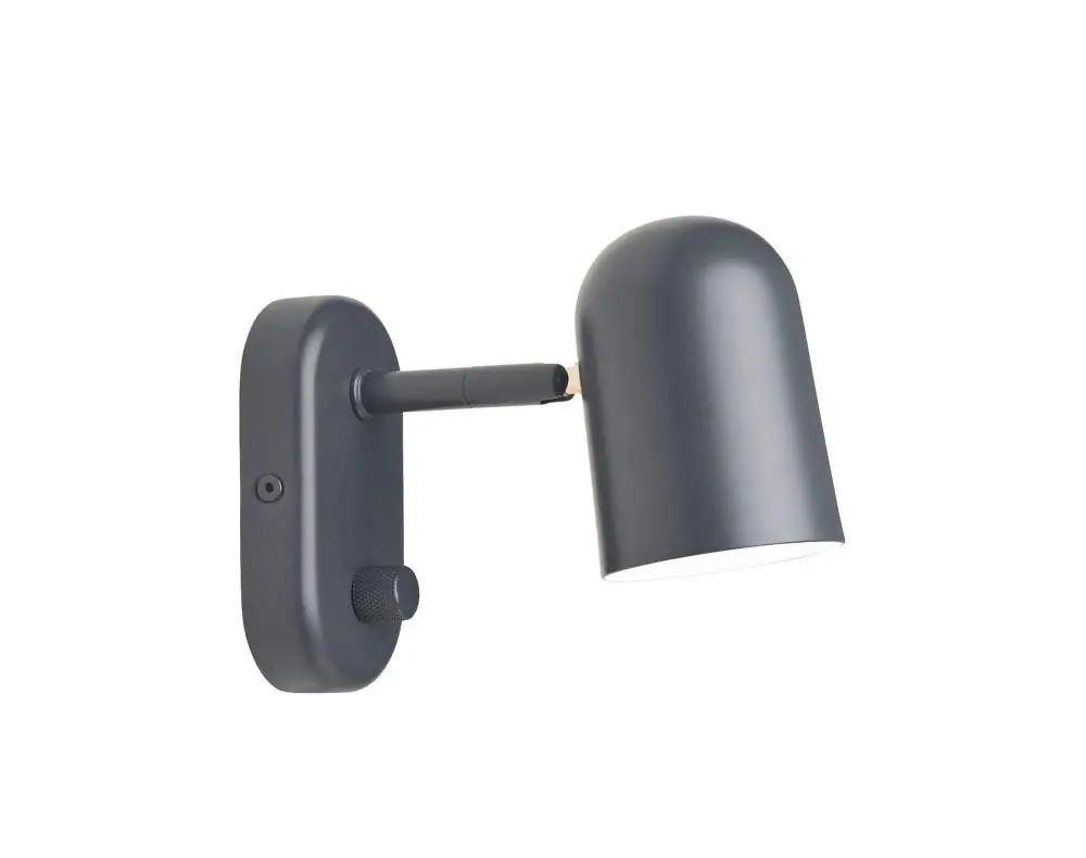 Levný Nástěnná lampa Buddy, dark grey