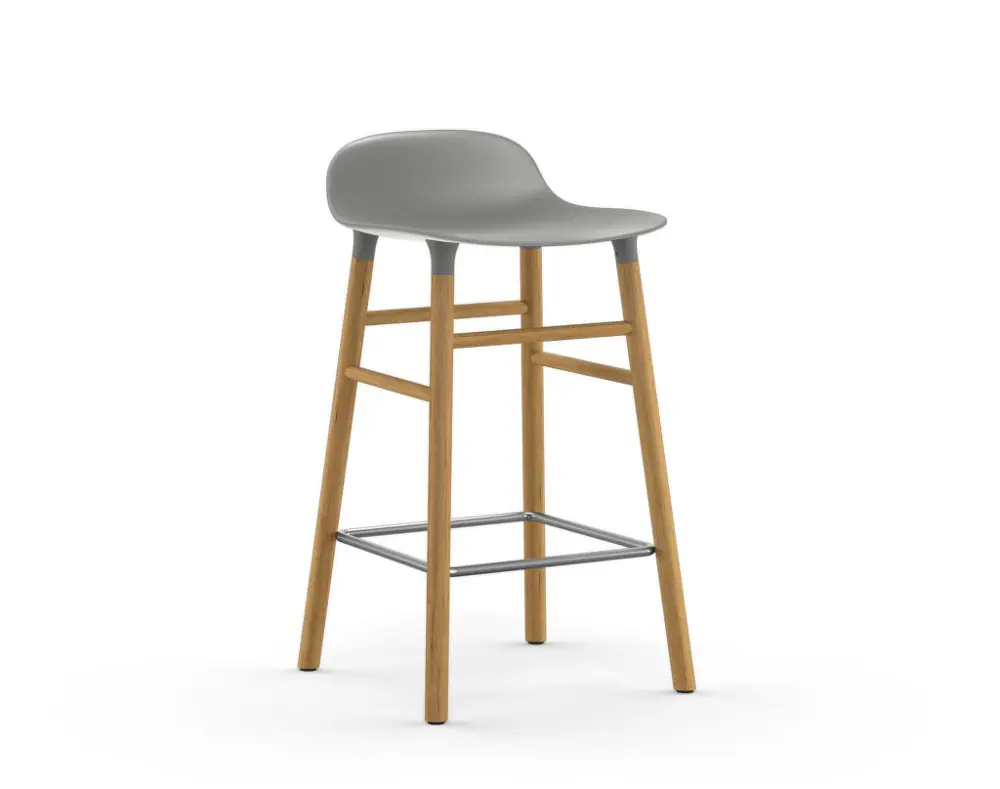 Barová židle Form 65 cm Oak, grey Novinka