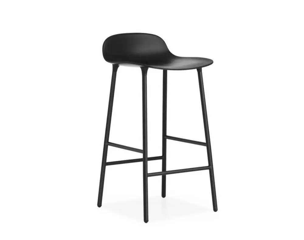 Barová židle Form 65 cm Steel, black Cenová Bomba