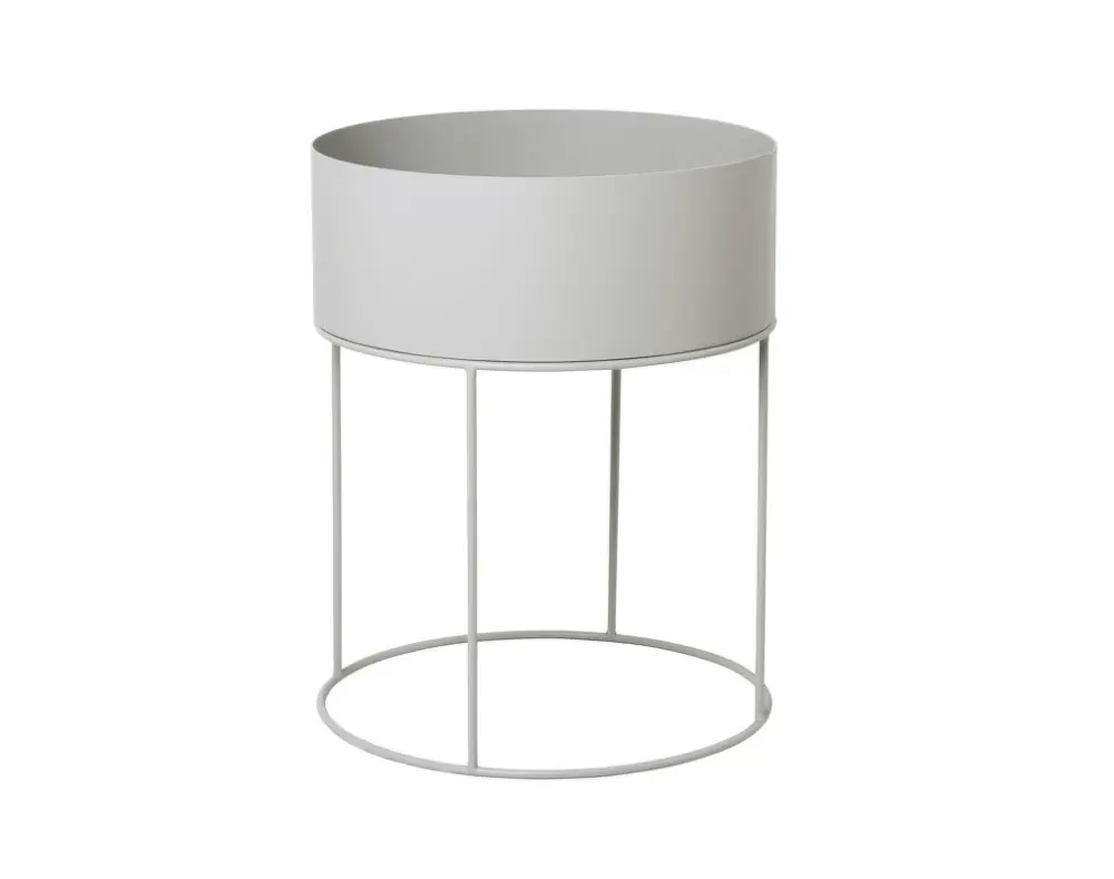 Truhlík na květiny Plant Box Round, light grey Pouze Dnes
