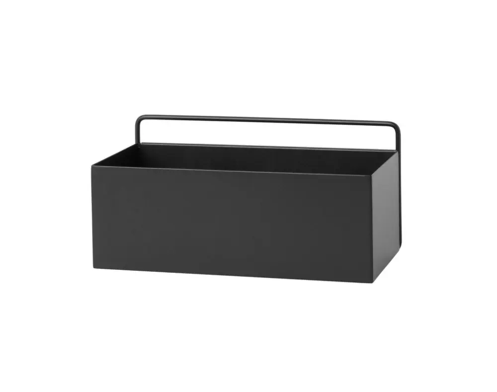 Jen Po Omezenou Doba Nástěnný box Wall Box Rectangle, black