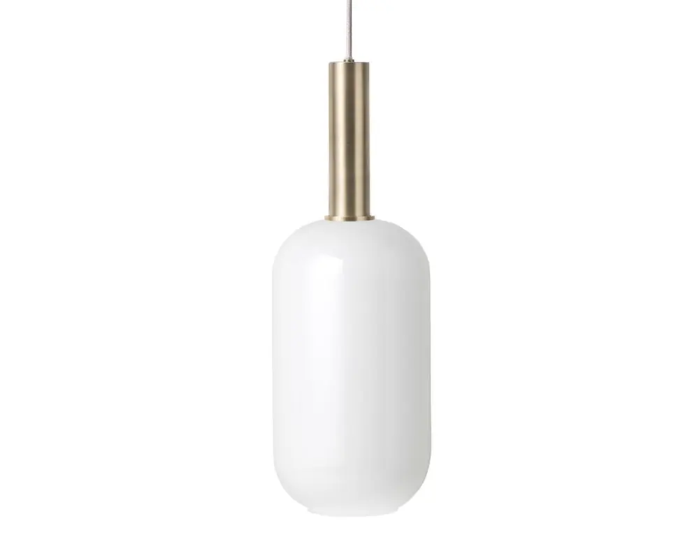 Hit Sezóny Lampa Collect High, brass/opal tall