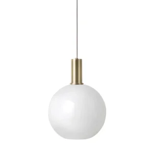 Přímo Od Výrobce Lampa Collect Low, brass/opal sphere