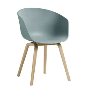 Židle AAC 22 Lacquered Oak Veneer, dusty blue Nejlepší Cena
