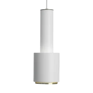 Levný Závěsná lampa A110 „Hand Grenade“, white/brass