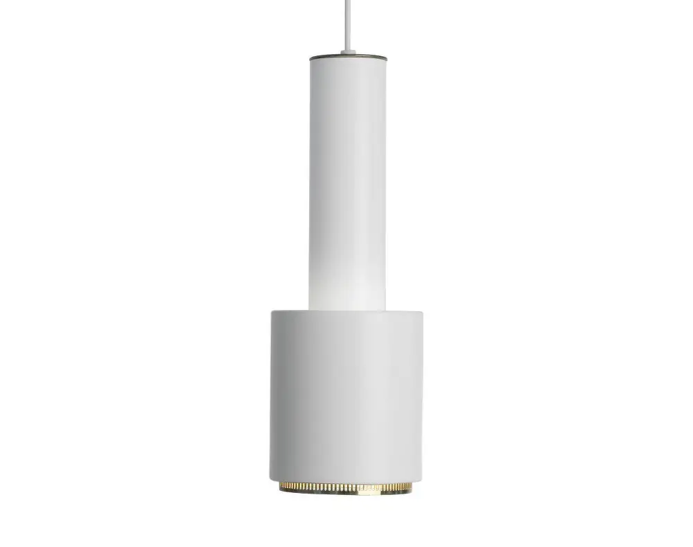 Levný Závěsná lampa A110 „Hand Grenade“, white/brass