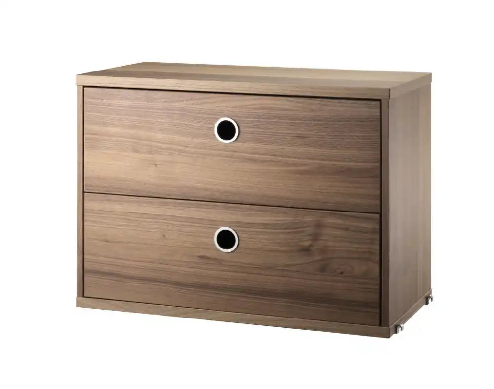 Komoda String Chest With Drawers 58 x 30, walnut Finální Výprodej
