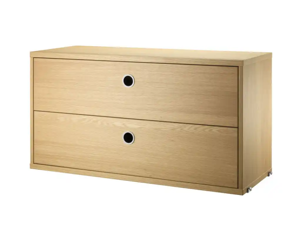 Tovární Cena Komoda String Chest With Drawers 78 x 30, oak