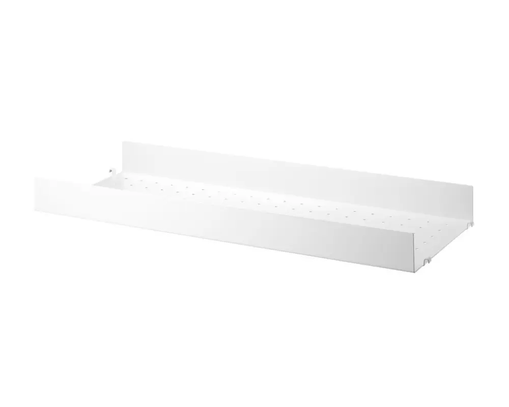 Vysoce Kvalitní Police String Metal Shelf High Edge 78 x 30, white